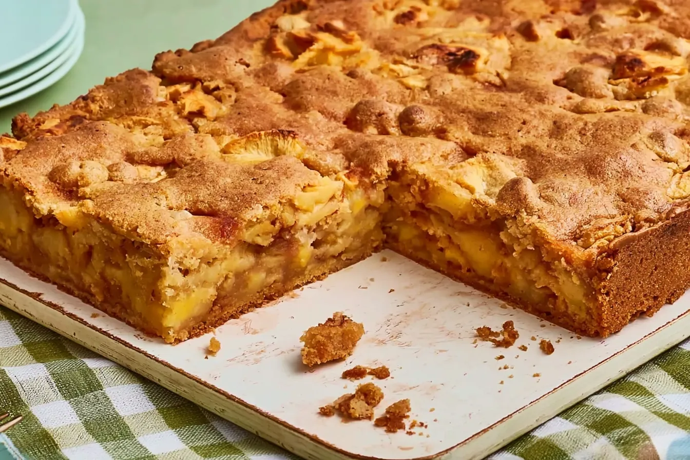 German Apple Cake Freshly Baked and Ready to Enjoy