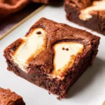 Delightful Ghost Cheesecake Brownies for Halloween