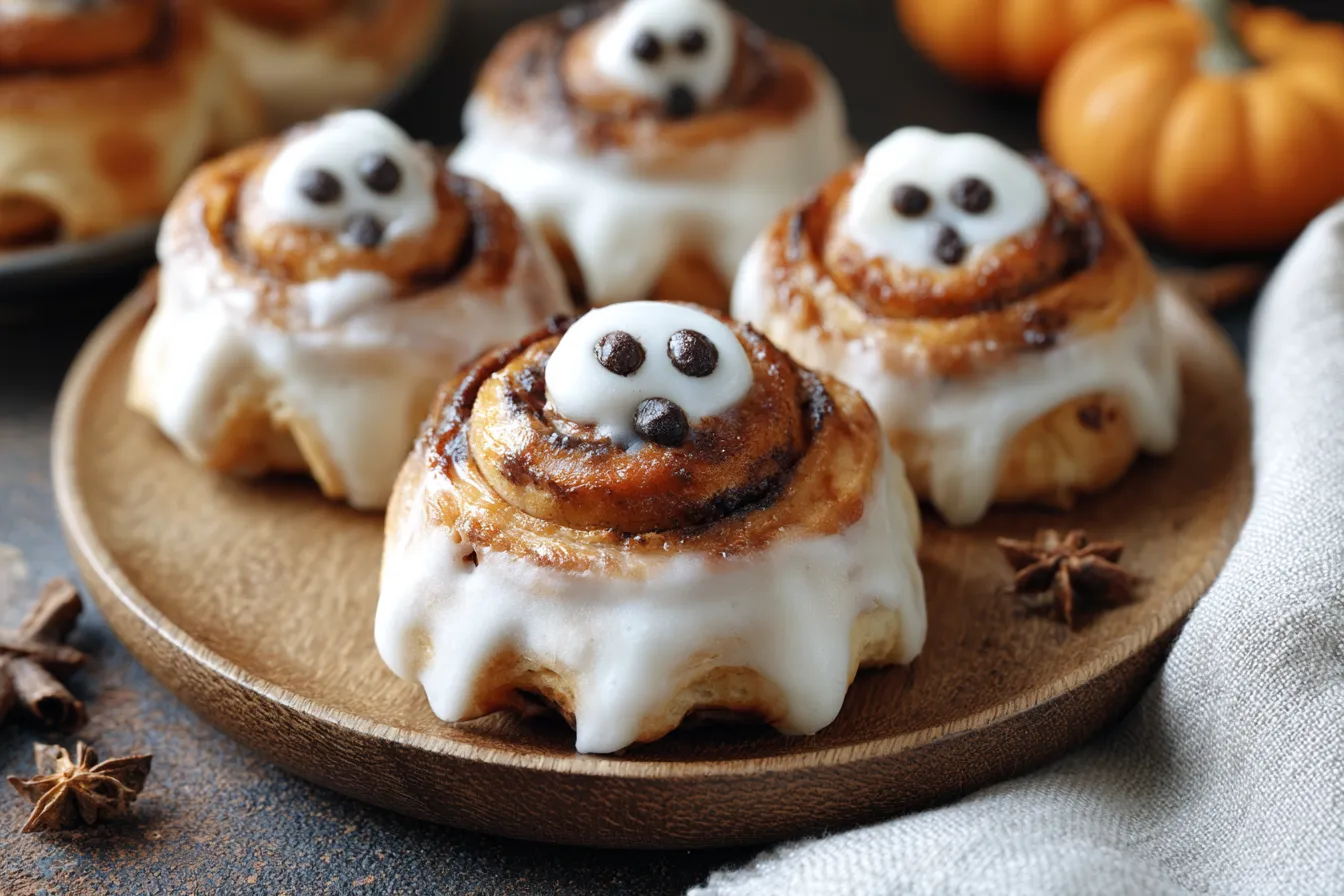 Ghost Cinnamon Rolls 