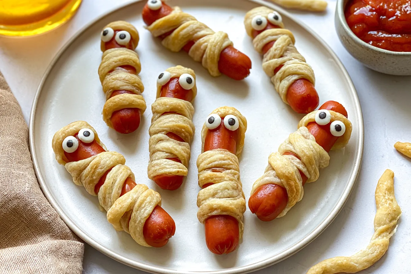 Halloween Mummy Hotdogs 