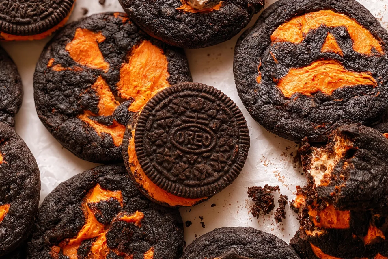Halloween Oreo Chocolate Cookies 