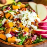 Harvest Salad Featuring Fresh Fall Vegetables