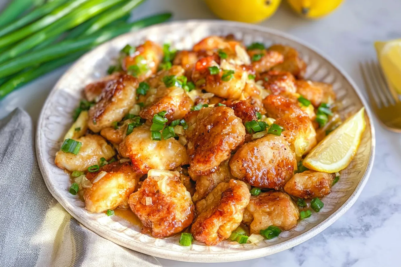 Healthy Chinese Lemon Chicken 
