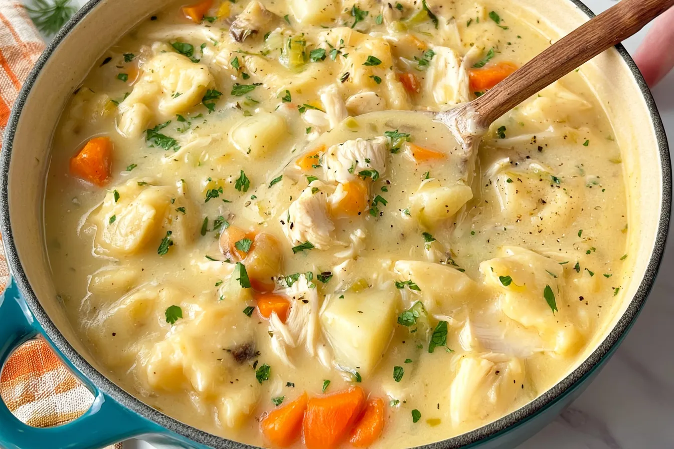 Homemade Chicken and Dumplings: Comfort Food at Its Best 4 Homemade Chicken and Dumplings