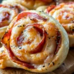 Delicious Homemade Pizza Rolls Fresh Out of the Oven