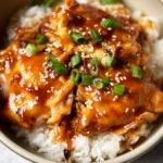 Delicious Honey Garlic Slow Cooker Chicken Thighs