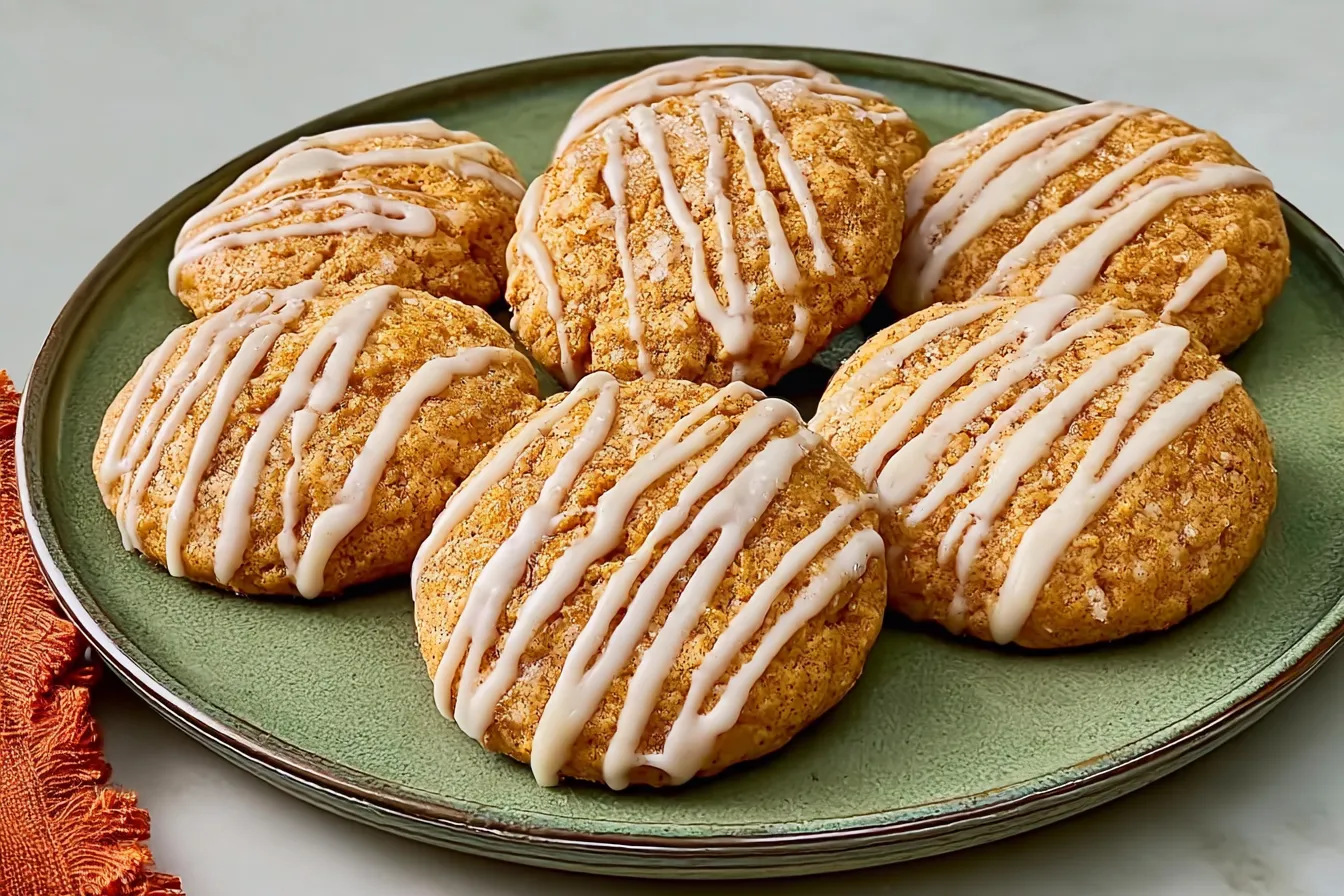 Iced Pumpkin Cookies 