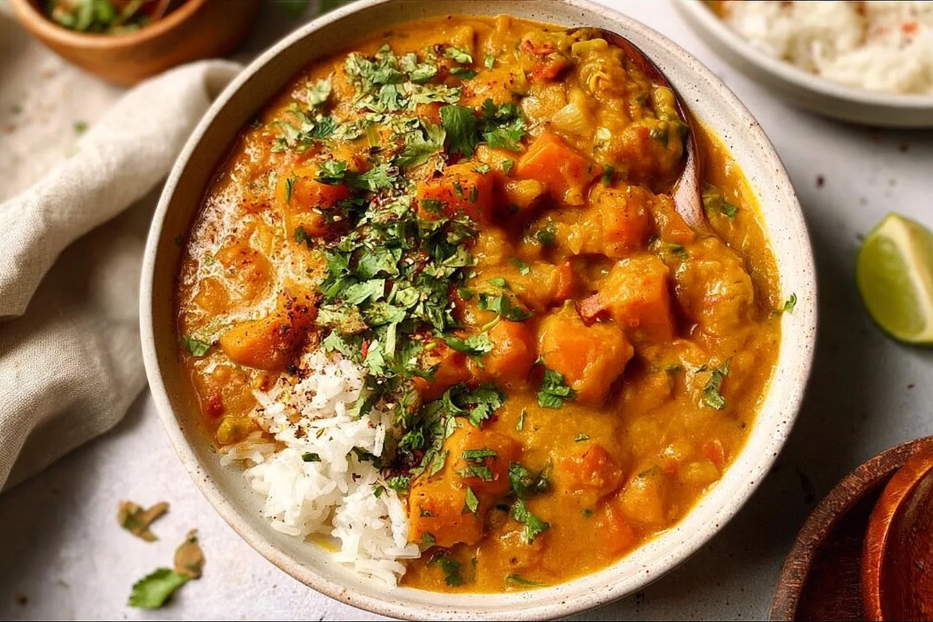 Delicious Indian Pumpkin Curry in One Pot