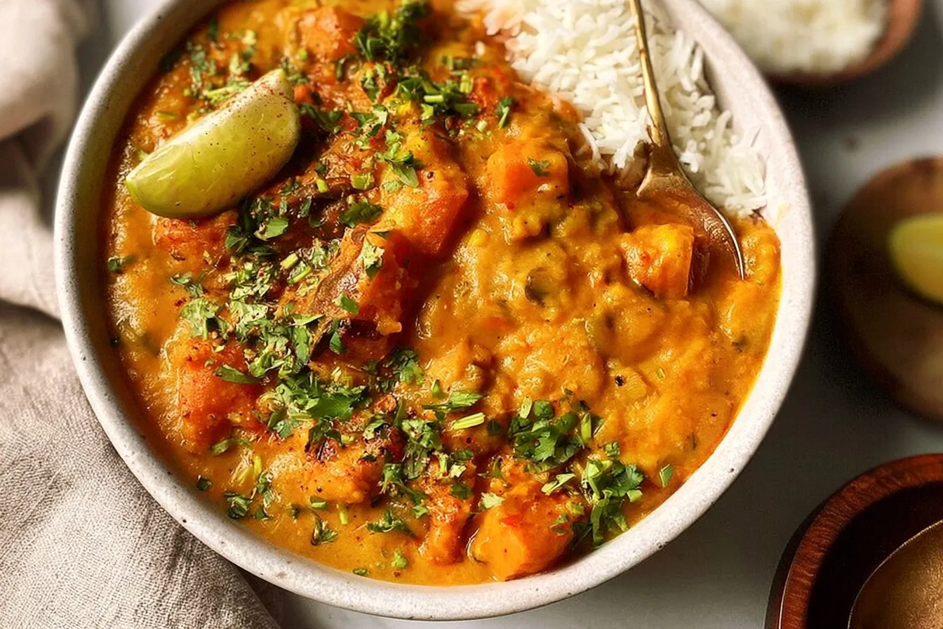 Indian Pumpkin Curry (One Pot Recipe) 