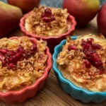 Individual Air Fryer Pear-Pomegranate Crisps Recipe Delight 14 Individual Air Fryer Pear-Pomegranate Crisps Finished Dish