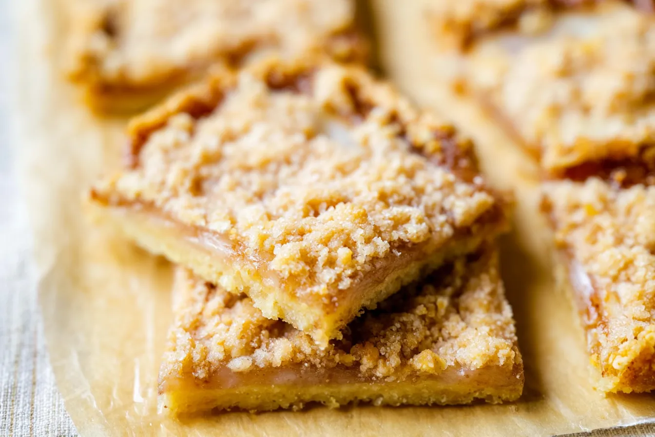 insanely good pear crumble bars 