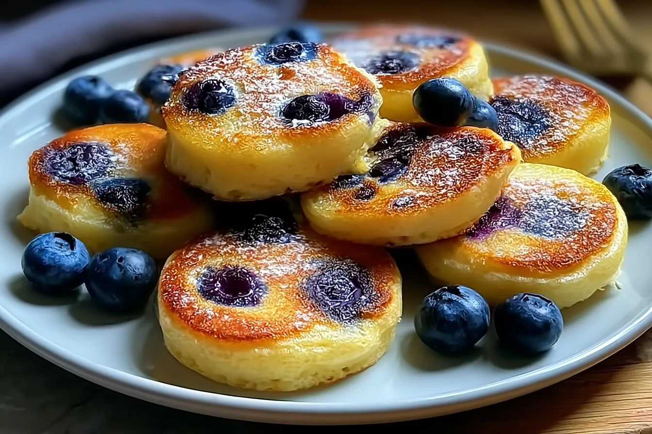 Irresistibly Easy Blueberry Lemon Pancake Bites Recipe 