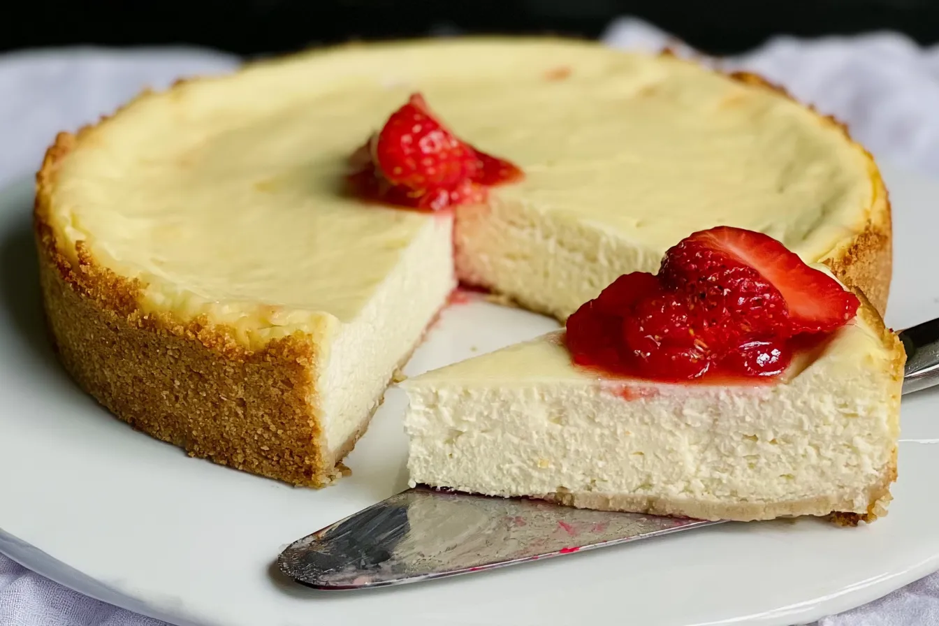 Decadent Low-Carb Cheesecake Slice