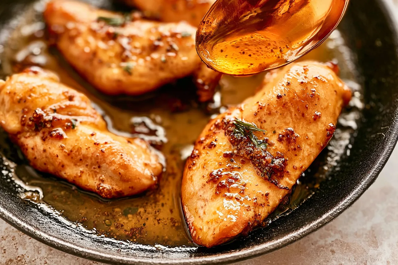 Maple Mustard Glazed Chicken 