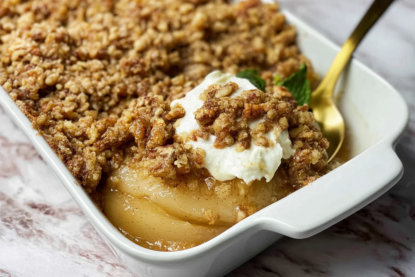 Maple Pecan Pear Crisp: A Delightful Fall Dessert 4 Maple Pecan Pear Crisp