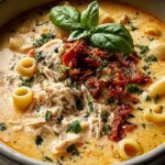 "Delicious Marry Me Chicken Soup in a Bowl"