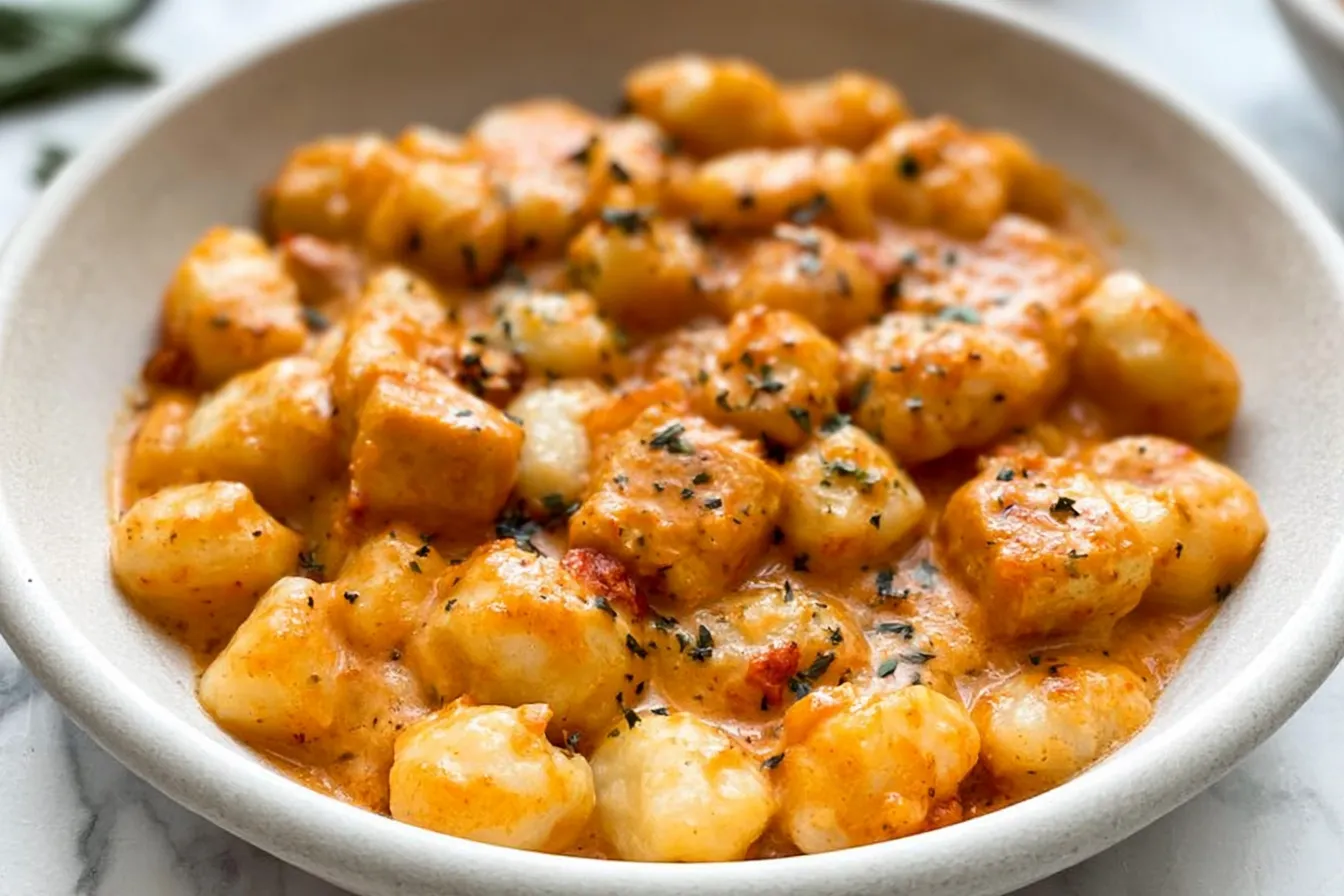 Marry Me Crispy Tofu with Gnocchi – Vegan & Dairy Free! 4 Marry Me Crispy Tofu with Gnocchi – Vegan & Dairy Free!