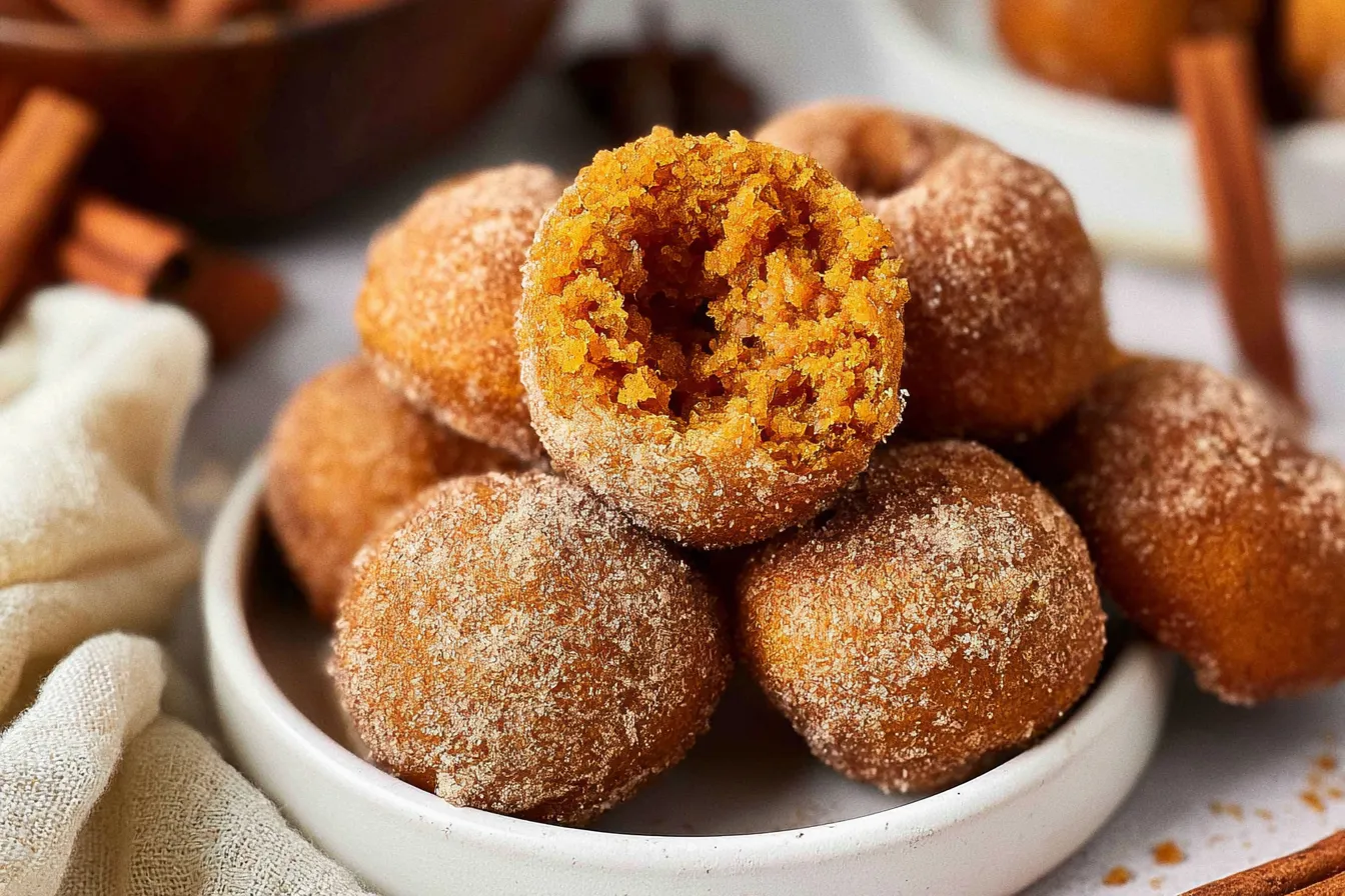 Mini Pumpkin Donut Muffins 
