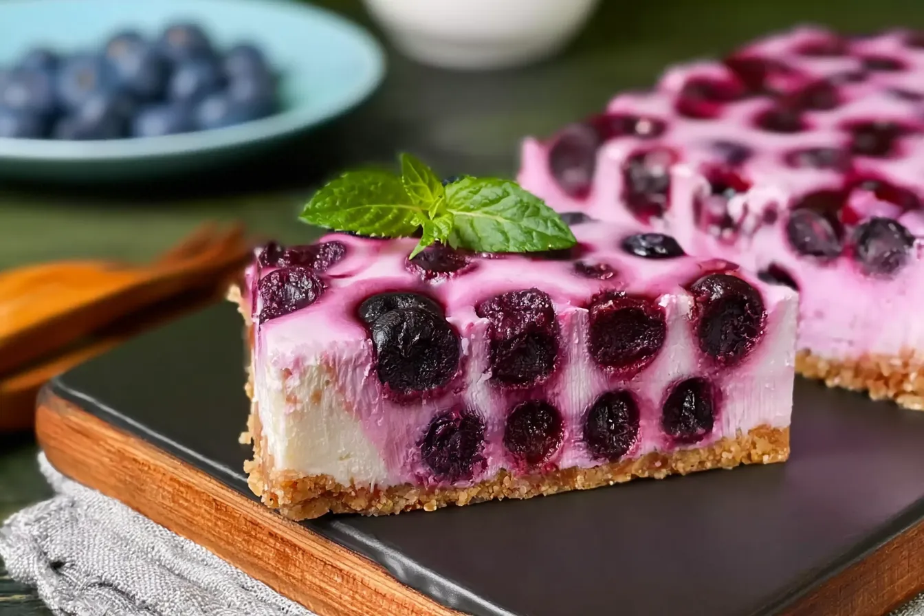 No-Bake Blueberry Cheesecake: Irresistibly Delicious Dessert 4 No-Bake Blueberry Cheesecake