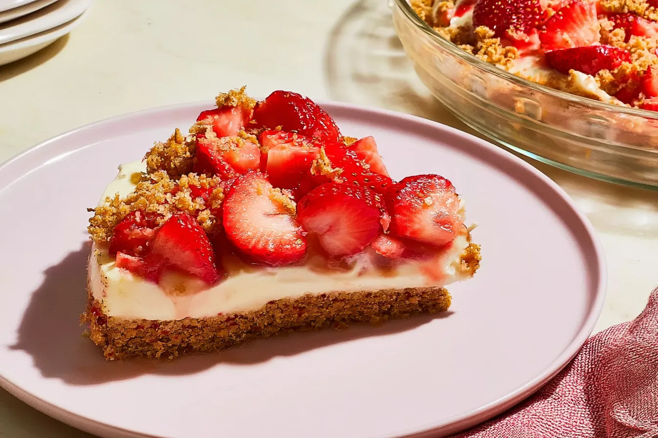 No Bake Sugar Free Strawberry Cheesecake Delight 4 No Bake Sugar Free Strawberry Cheesecake