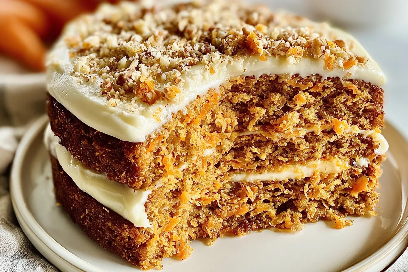 No Sugar No Flour Carrot Cake Recipe