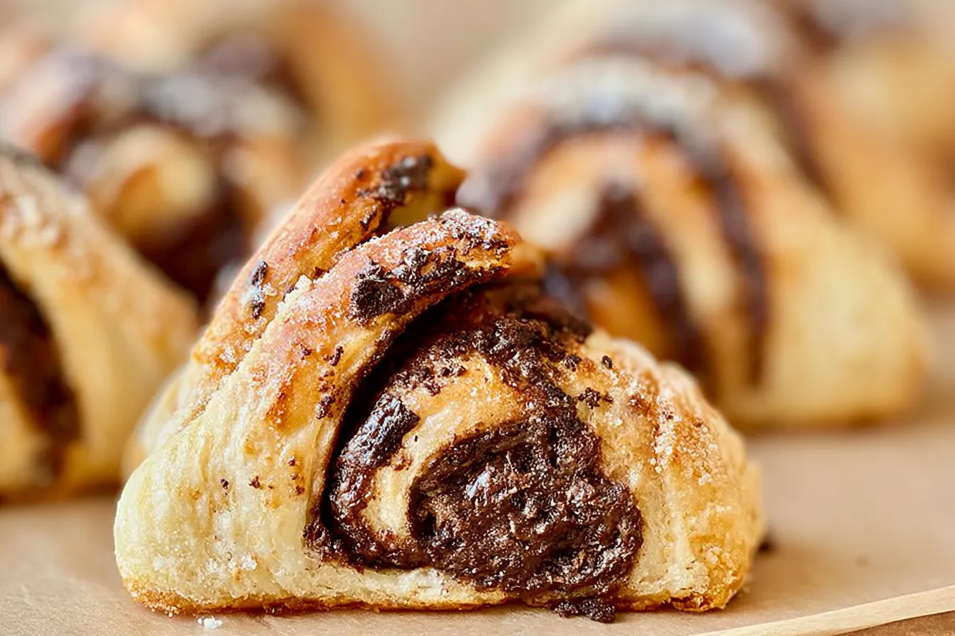 Tempting Nutella Crescent Rolls Fresh Out of the Oven