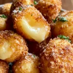 Crispy Parmesan Mozzarella Bites Freshly Air-Fried