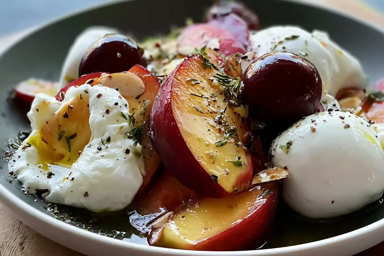 Peach Burrata Salad: A Refreshing Summer Delight 4 Peach Burrata Salad