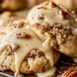 Pecan Maple Cookies with Maple Glaze - A Delicious Treat