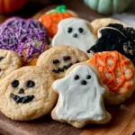 Perfect Halloween Sugar Cookies with Easy Royal Icing – A Treat! 14 Perfect Halloween Sugar Cookies with Easy Royal Icing on a Plate