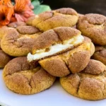 Delicious Pumpkin Cheesecake Cookies Freshly Baked