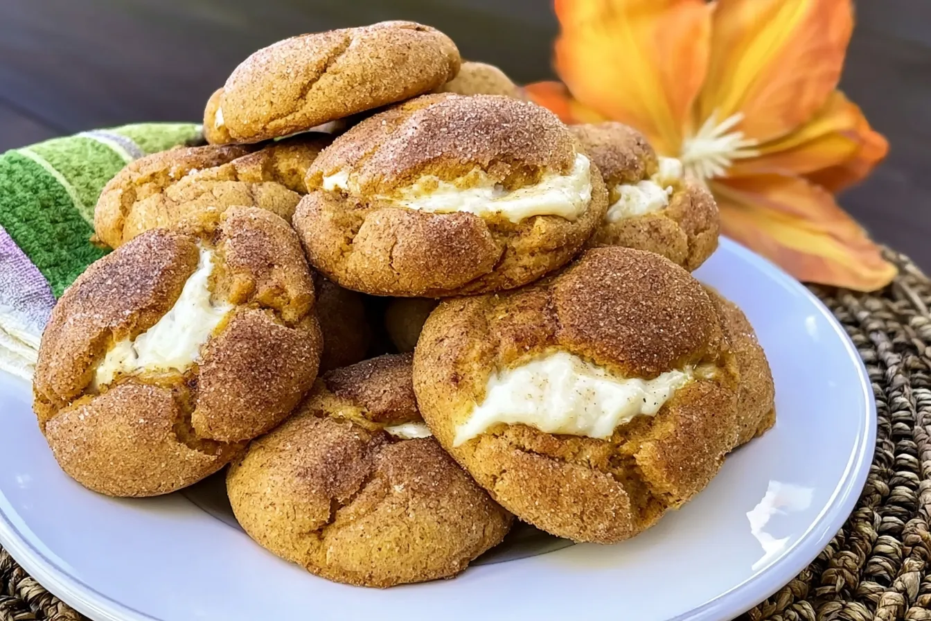 Pumpkin Cheesecake Cookies 