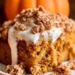 Pumpkin Coffee Cake: A Delicious Fall Favorite 5 Pumpkin Coffee Cake Slice on a Plate