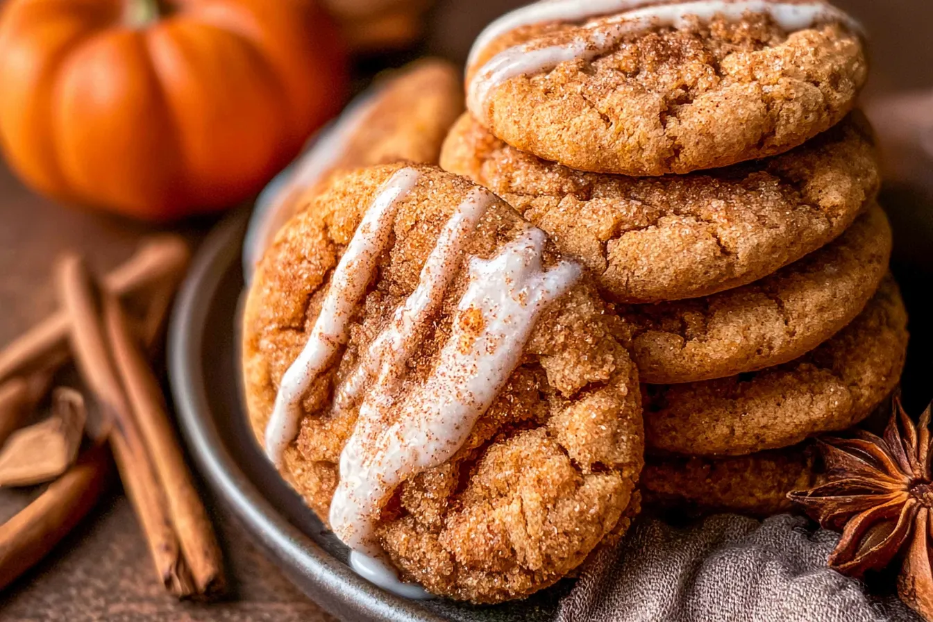 Pumpkin Coffee Cake Cookies 