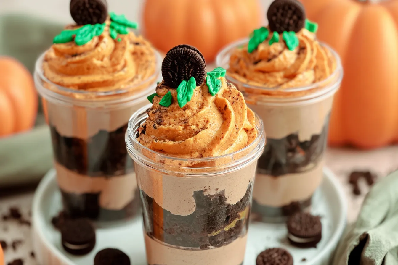 Pumpkin Dirt Cups: A Delightful Fall Treat! 4 Pumpkin Dirt Cups