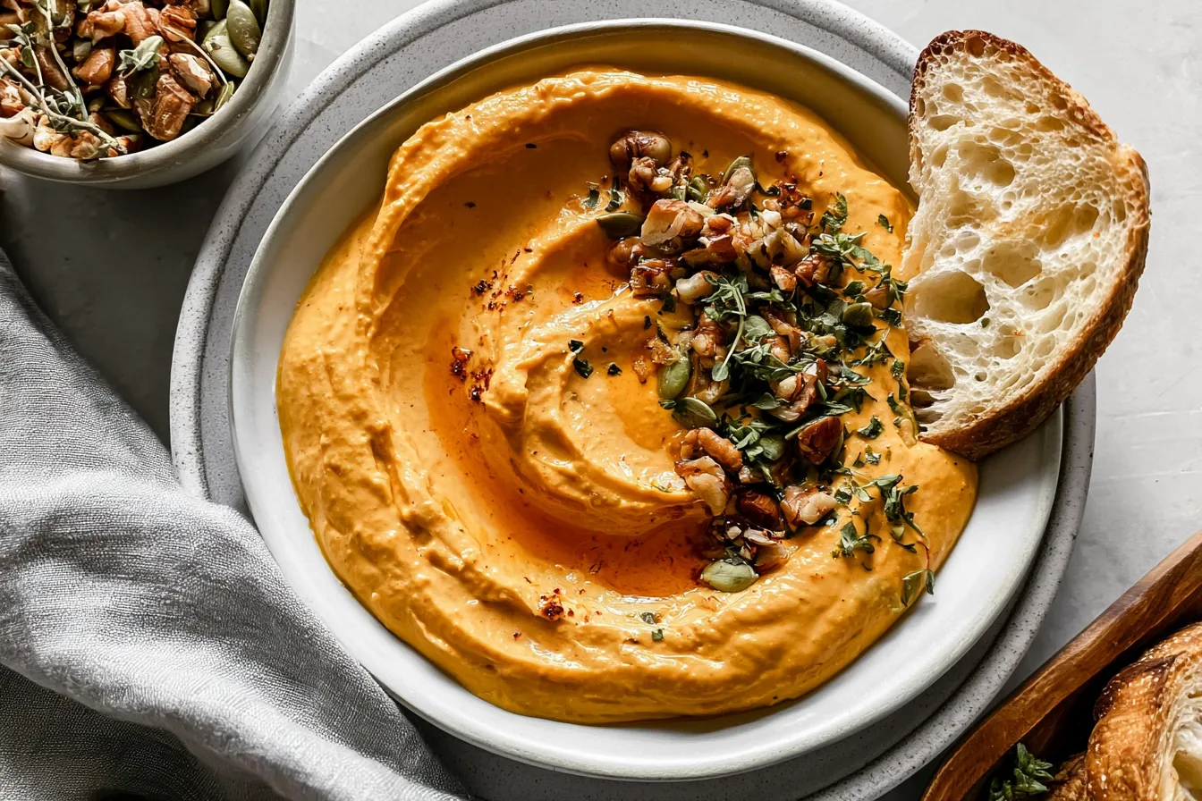 Pumpkin Whipped Feta Dip 