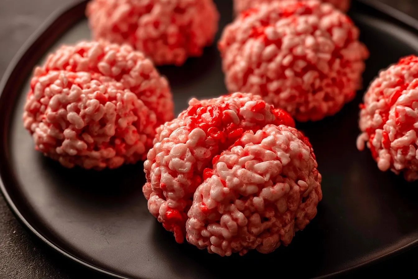 Rice Krispies Brains - Fun Halloween Treats
