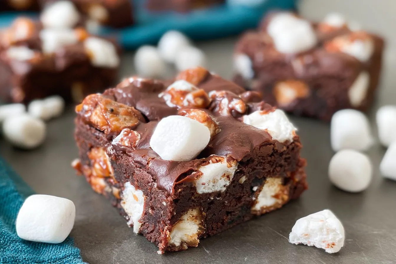 Rocky Road Brownies: Indulgent Treat You’ll Love 4 Rocky Road Brownies