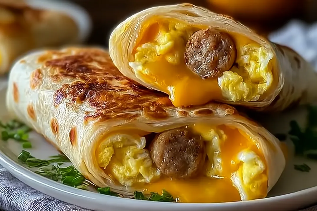 Sausage Egg and Cheese Roll Ups for Easy Breakfast Recipes On The Go 4 Sausage Egg and Cheese Roll Ups for Easy Breakfast Recipes On The Go