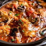 Slow Cooker Chicken Cacciatore: A Delicious Family Favorite 14 Slow Cooker Chicken Cacciatore Ready to Serve