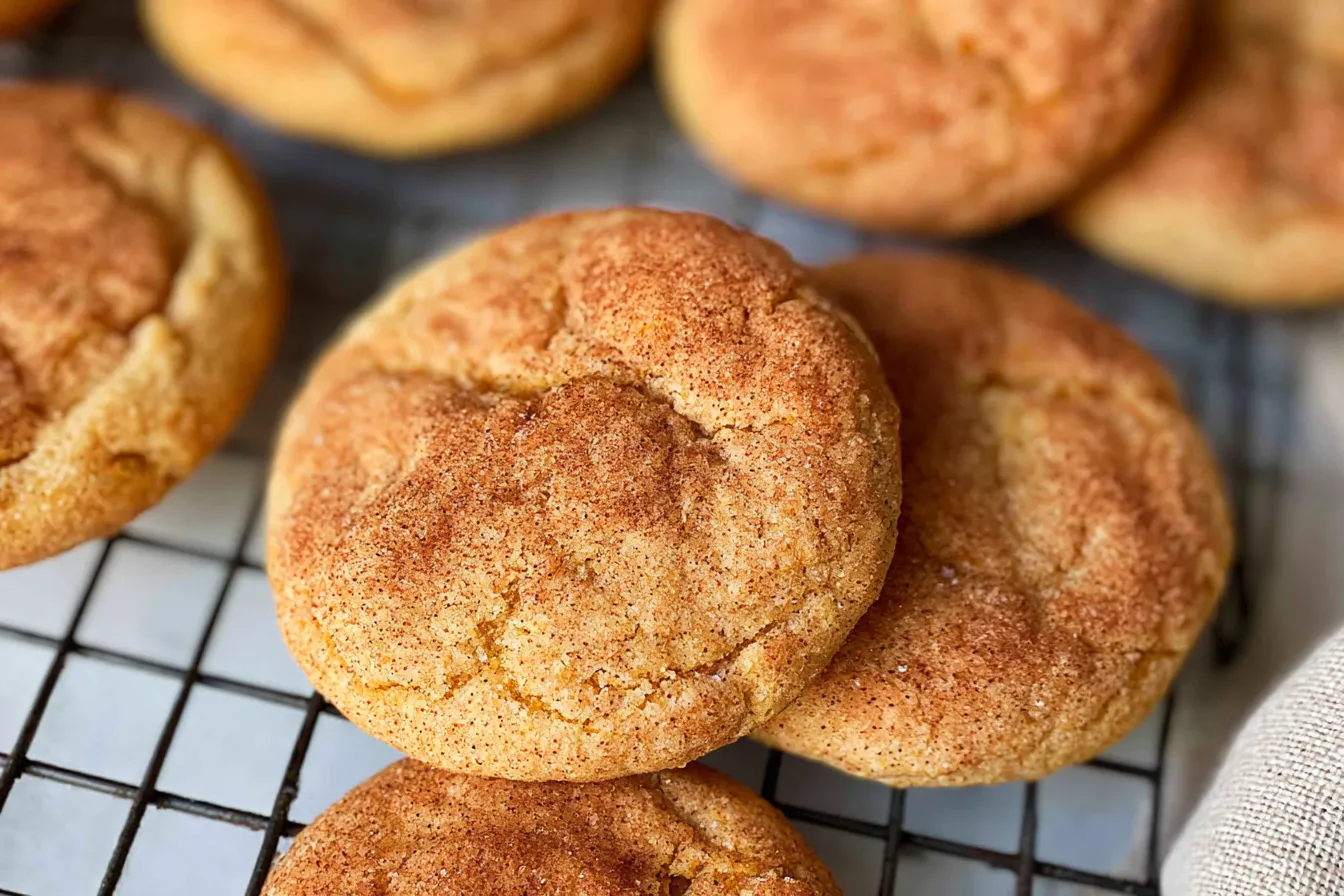 Soft Pumpkin Snickerdoodles 