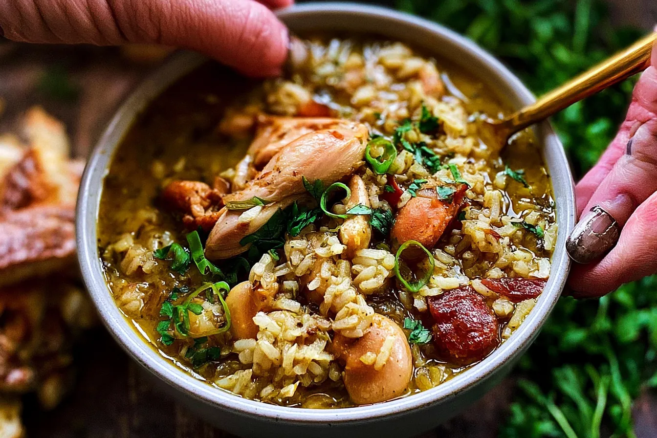 Southern Chicken Bog Dish Ready to Serve