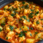 Spanish Fish Stew with Potatoes: A Delightful Comfort Dish 14 Spanish Fish Stew with Potatoes in a Rustic Bowl