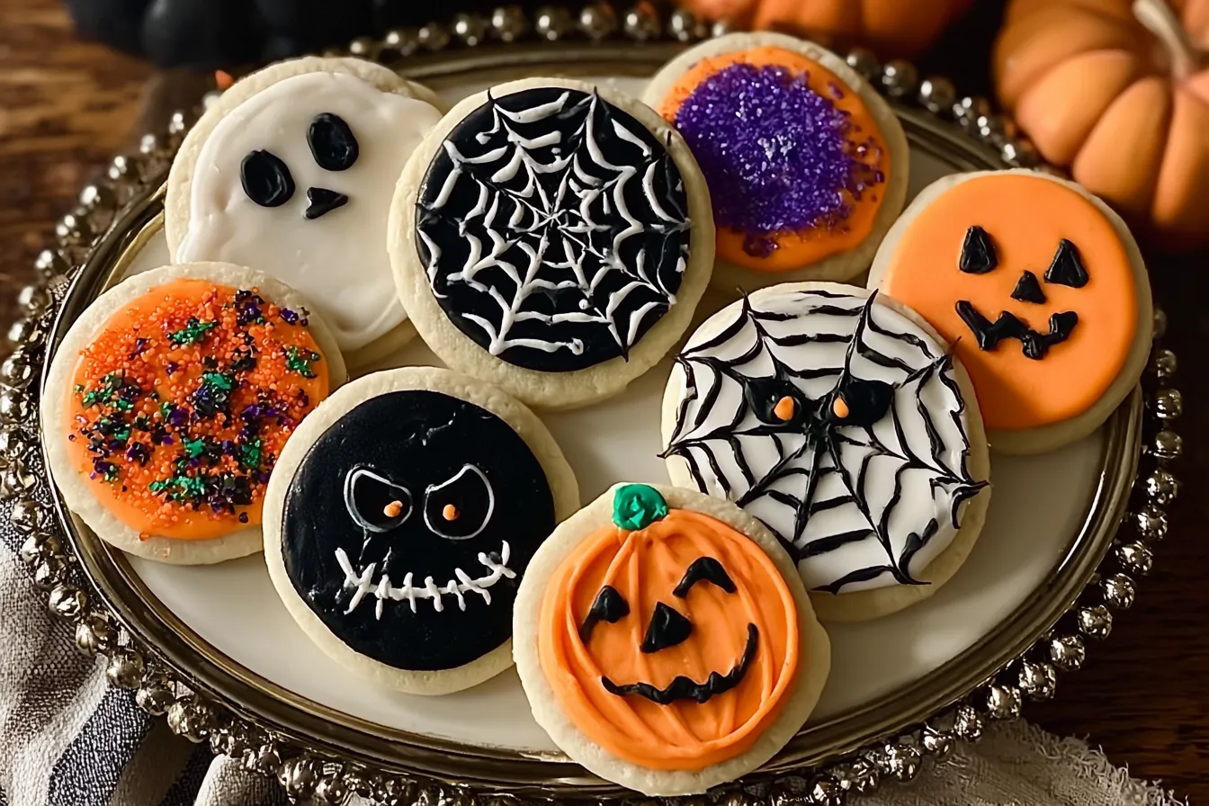 Spooky Halloween Sugar Cookies 