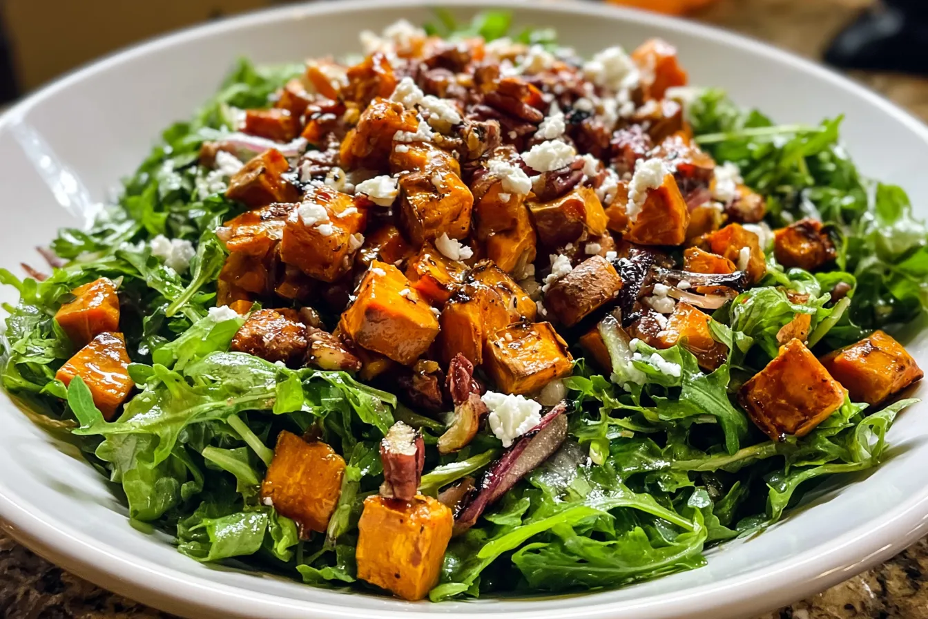 Vibrant Sweet Potato Arugula Salad – 5-Star Recipe