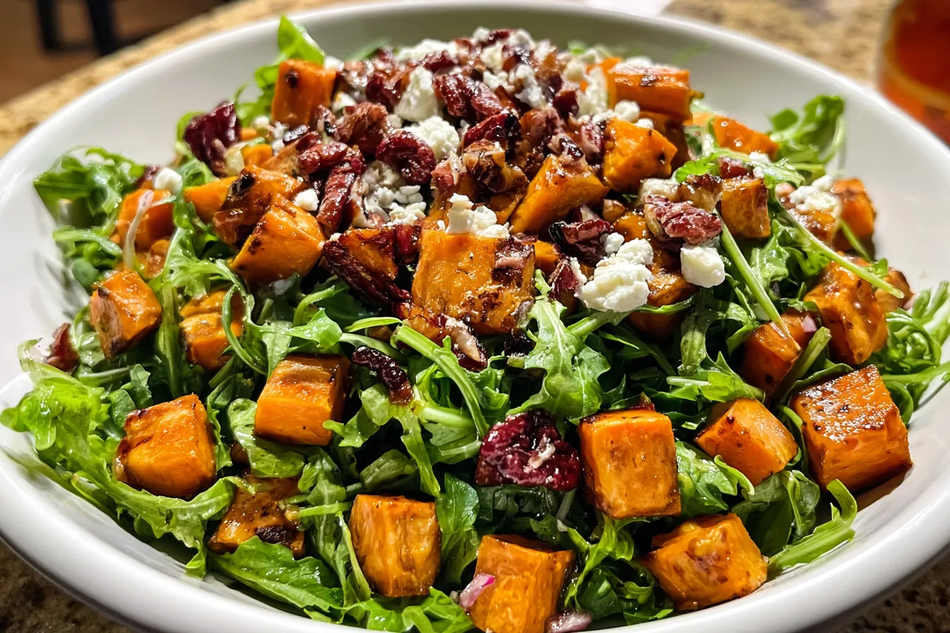 Sweet Potato Arugula Salad Recipe – 5-Star Fresh & Satisfying 