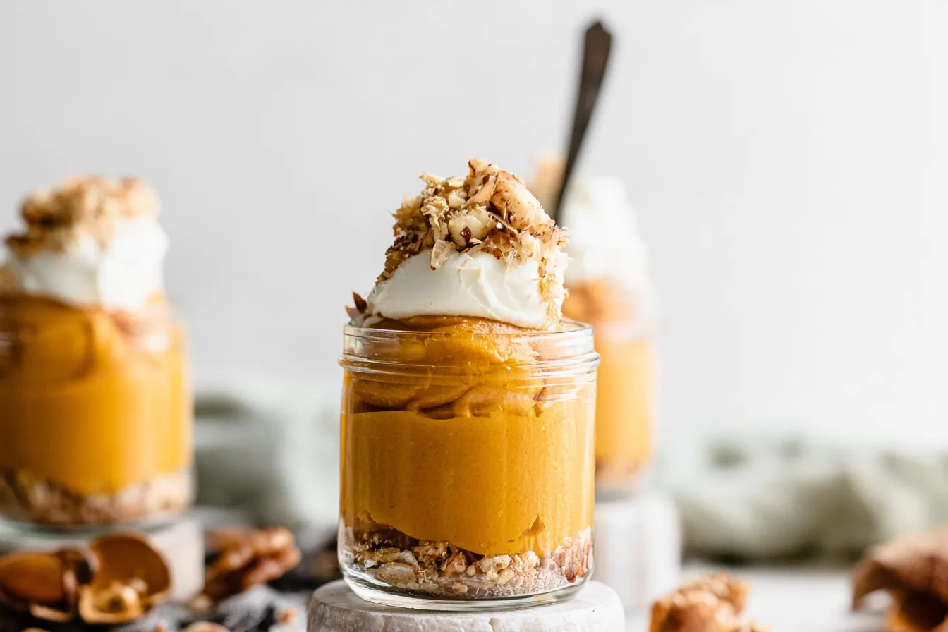 Creamy Sweet Potato Mousse in a Whimsical Bowl