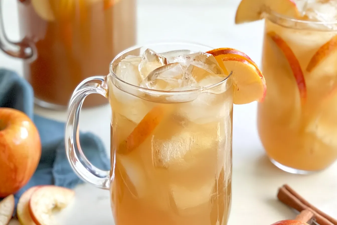 Sweet Tea Harvest Punch in a Festive Glass