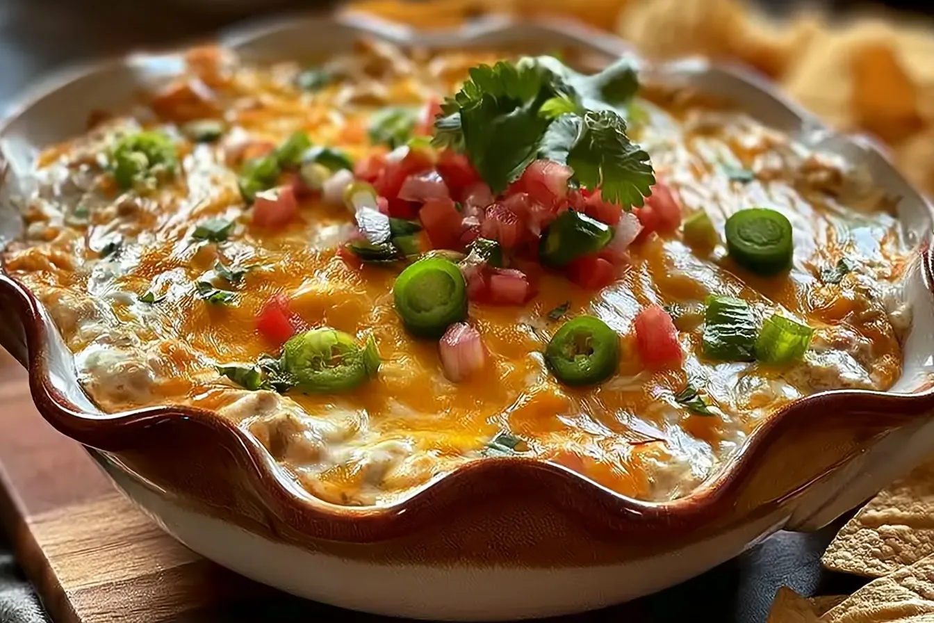 Decadent Texas Trash Dip Ready to Serve