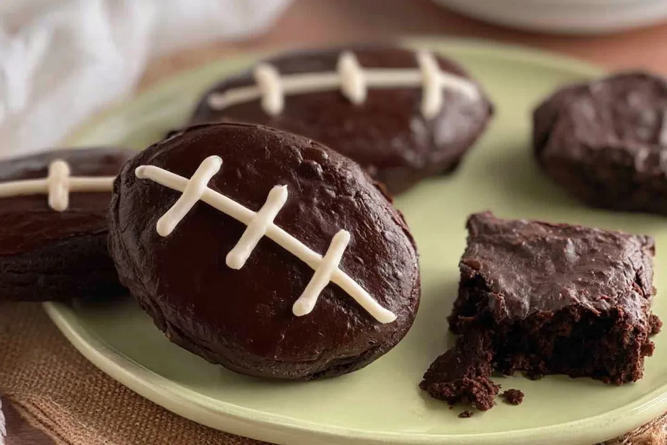 The best fudgy football brownies recipe for game day 